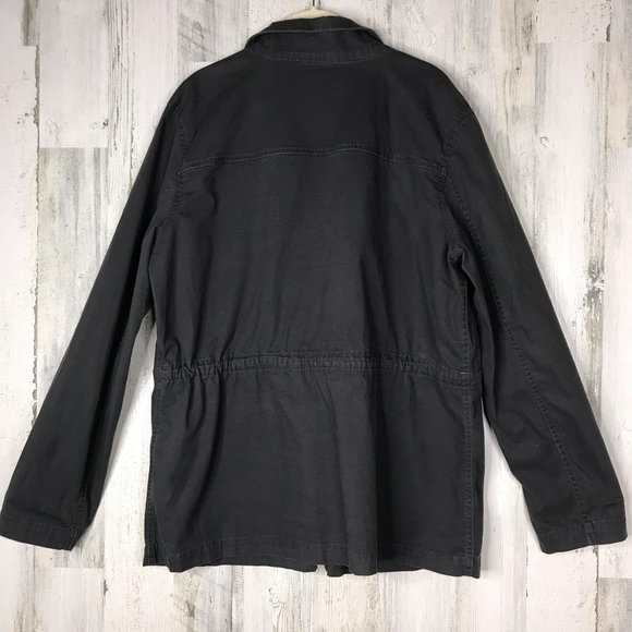 💜 LOFT all-season utility cargo jacket size Large - Picture 7 of 9
